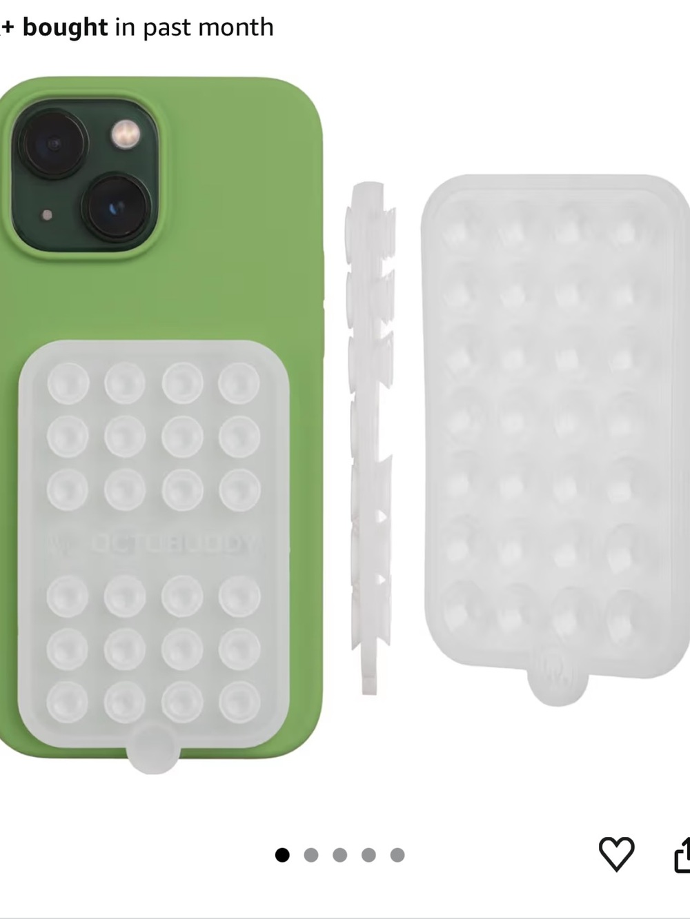 OCTOBUDDY Double - Silicone Double-Sided Suction Phone Case Detachable Mount